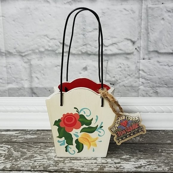 Jim Shore Other - Rare Vintage heartwood creek basket Jim Shore